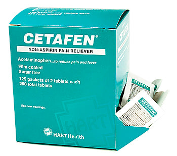 Cetafen(acetaminophen) 250 bx (125 pk)