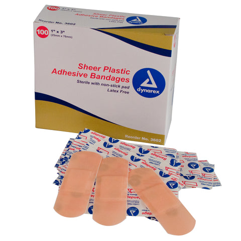 Plastic Bandages 1"x 3"