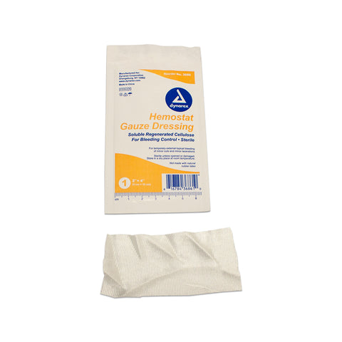 Hemostatic Gauze Dressing 2"x4"