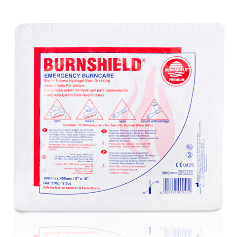 Burnshield Hydorgel Sterile Burn Dressing, 8x18