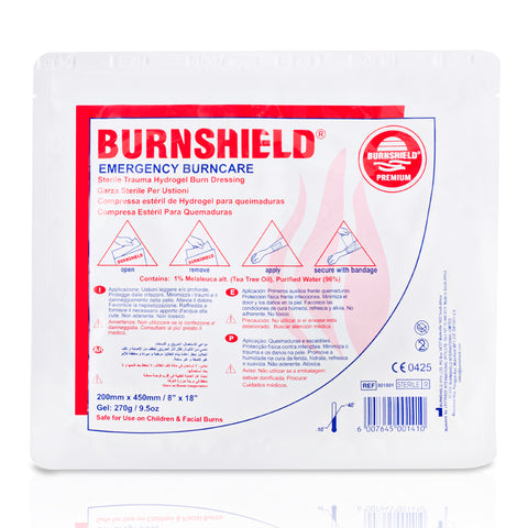 Burnshield Hydorgel Sterile Burn Dressing, 8x18