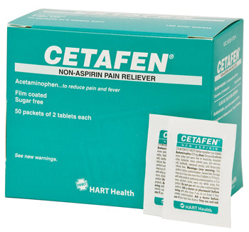 Cetafen(acetaminophen) 100 bx (50 pk)