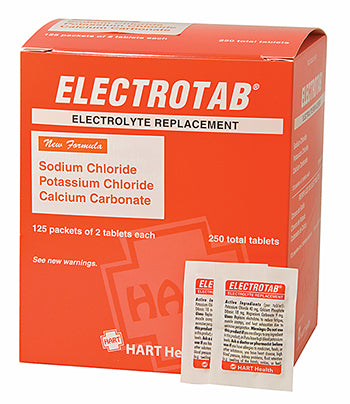 Electrolyte Tablets 250 bx (125 pk)