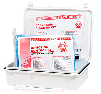 Bloodborne Pathogen/Clean Up Kit in Poly Box
