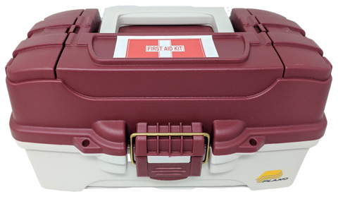 Basic First Aid Kit (Plastic box, 1 tray)